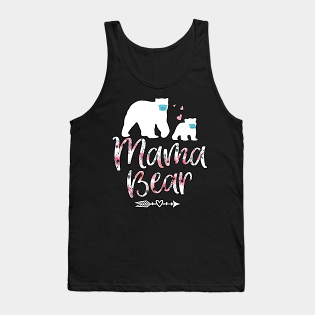 T-shirt for women, MAMA bear shirt, floral mama bear shirt, momma bear shirt, boho mama bear t-shirt, mama bear tee, mothers day Tank Top by Cheryle_brid1122